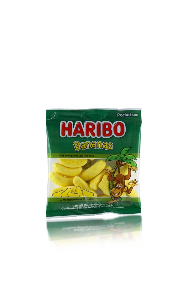 Frisdrank haribo bananas 28x75gr 1 front