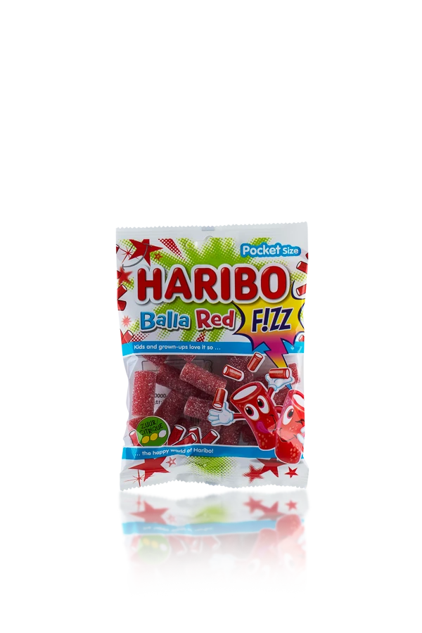 Frisdrank haribo bella red fizz 28x75gr 1 front