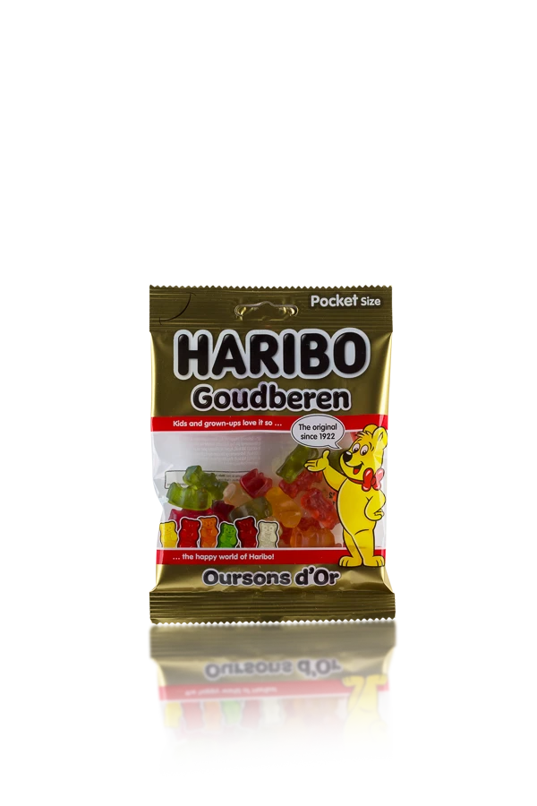 Frisdrank haribo goudberen 28x75gr 1 front