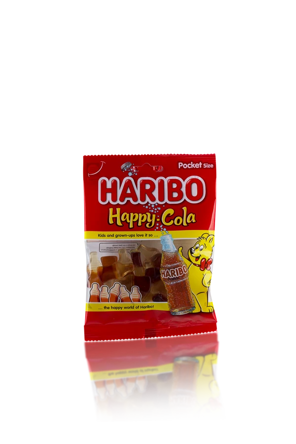 Frisdrank haribo happy cola 28x75gr 1 front
