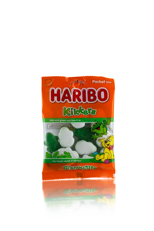 Frisdrank haribo kikkers 28x75gr 1 front